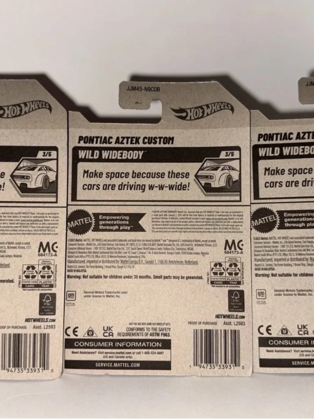 NEW Hot Wheels 2026 Dollar General Exclusive Pontiac Aztek Custom Orange x3